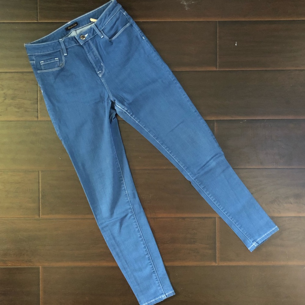 Massimo Dutti Skinny Fit Blue Jeans
